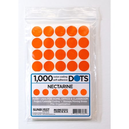 Labels Color Coding Nectarine 1000 Dots